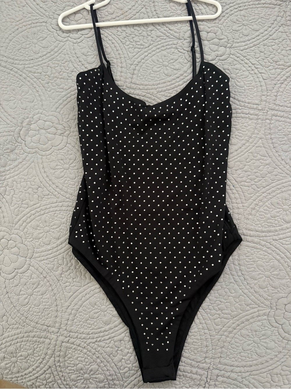 Zara rhinestone bodysuit